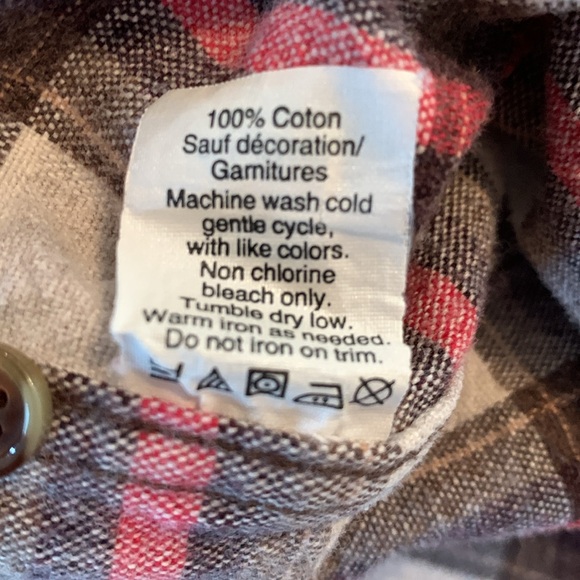 J. Crew Factory Plaid Cotton Button Up Shirt Elbow Patches XL Gorpcore Casual - Picture 11 of 11